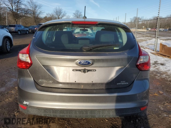 2014 Ford Focus SE with VIN 1FADP3K2XEL367335, listed as a Copart auction lot 48948755 with Not Provided miles and Non Repairable. Bid and sale history available at carsss.com. Image 6.