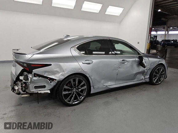2023 Lexus IS 350 F Sport with VIN JTHGZ1B25P5068895, listed as a Copart auction lot 53993475 with 24,750 mi miles and Clean title. Bid and sale history available at DreamBid. Image 3.