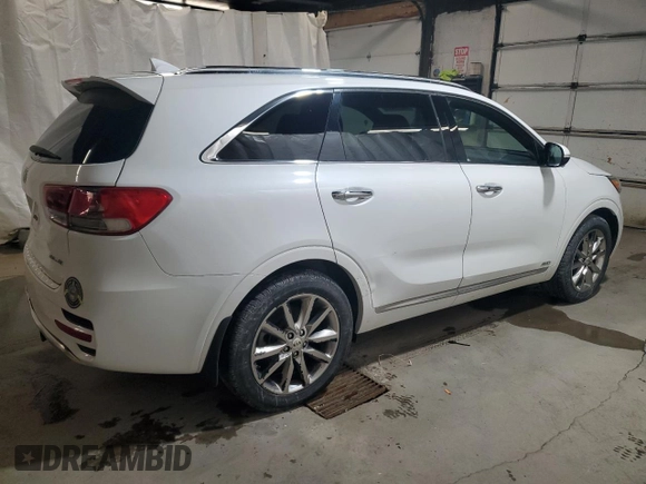 2016 Kia Sorento SXL with VIN 5XYPKDA56GG174363, listed as a Copart auction lot 45635765 with 125,023 mi miles and Salvage title. Bid and sale history available at DreamBid. Image 3.
