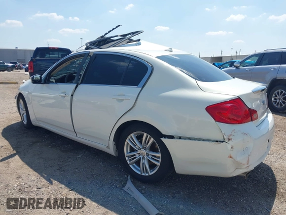 2013 Infiniti G37 Journey with VIN JN1CV6AP7DM722113, listed as a IAAI auction lot 41881379 with 120,075 mi miles and . Bid and sale history available at DreamBid. Image 3.