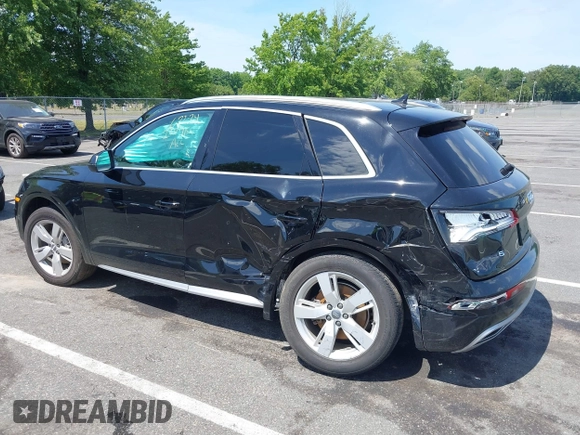 2018 Audi Q5 Premium Plus z VIN WA1BNAFY5J2237208, wystawiony jako IAAI lot #39738297 z przebiegiem 93 523 mil mil oraz . Historia ofert i sprzedaży dostępna na DreamBid. Obrazek 6.