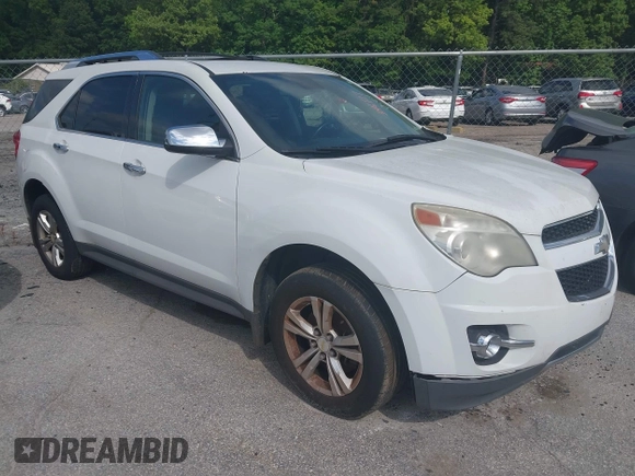 2012 Chevrolet Equinox LTZ with VIN 2GNFLGEKXC6346127, listed as a IAAI auction lot 41994569 with 206,489 mi miles. Bid and sale history available at carsss.com. Image 1.