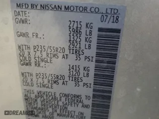 2018 Nissan Pathfinder S with VIN 5N1DR2MMXJC674166, listed as a Copart auction lot 51441135 with 36,081 mi miles and Salvage Title. Bid and sale history available at carsss.com. Image 13.