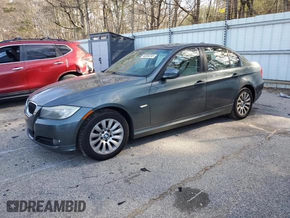 2009 BMW 3 Series 328i with VIN WBAPH775X9NM45098, listed as a Copart auction lot 48350245 with 238,013 mi miles and Salvage Title. Bid and sale history available at carsss.com. Image 1.