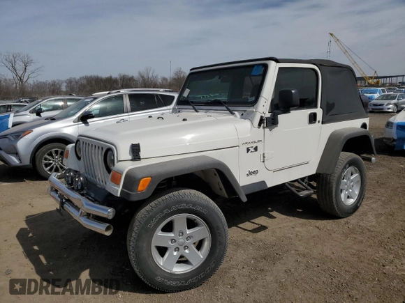 2002 Jeep Wrangler X with VIN 1J4FA39S72P759469, listed as a Copart auction lot 49701165 with 132,790 mi miles and Clean Title. Bid and sale history available at carsss.com. Image 1.