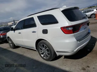 2017 Dodge Durango Citadel Anodized Platinum with VIN 1C4RDHEG9HC680684, listed as a Copart auction lot 62520415 with 122,843 mi miles and Salvage title. Bid and sale history available at DreamBid. Image 2.