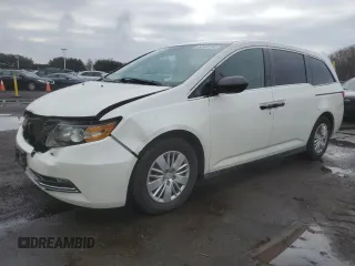 2015 Honda Odyssey LX с VIN 5FNRL5H24FB130424, выставлен на аукционе Copart как лот 52487295 с пробегом 166 803 миль миль и Списание • Salvage title. История ставок и продаж доступна на DreamBid. Изображение 1.