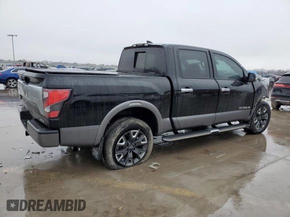 2023 Nissan Titan Pro-4X с VIN 1N6AA1ED5PN117960, выставлен на аукционе Copart как лот 42931505 с пробегом 19 754 миль миль и Списание • Salvage title. История ставок и продаж доступна на DreamBid. Изображение 3.