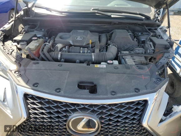 2017 Lexus NX 200t with VIN JTJBARBZ1H2126452, listed as a Copart auction lot 53631455 with 89,727 mi miles and Salvage title. Bid and sale history available at DreamBid. Image 12.