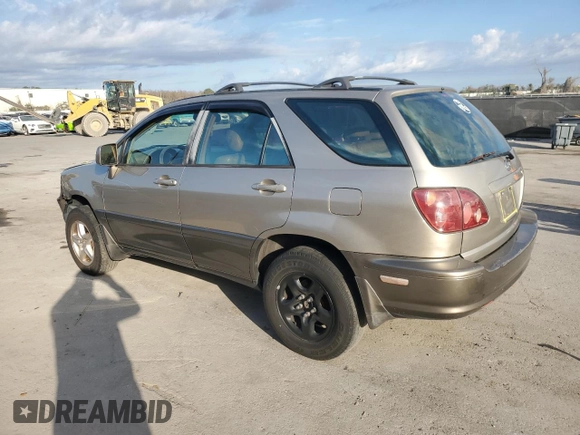 2000 Lexus RX 300 with VIN JT6GF10U2Y0070284, listed as a Copart auction lot 45572985 with 239,400 mi miles and Salvage Title. Bid and sale history available at DreamBid. Image 2.