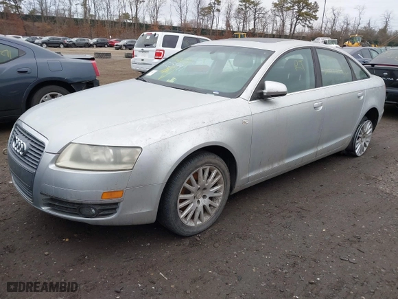 2007 Audi A6 3.2L with VIN WAUDH74F87N011226, listed as a IAAI auction lot 41725991 with 999,999 mi miles. Bid and sale history available at carsss.com. Image 2.