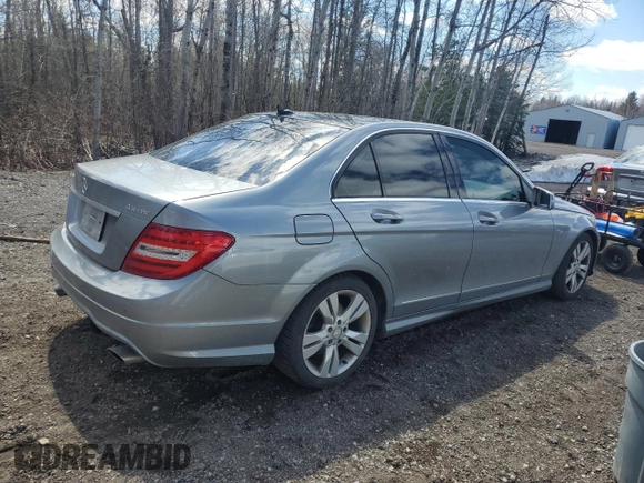 2012 Mercedes-Benz C 300 Sport with VIN WDDGF8BB8CA615829, listed as a Copart auction lot 53259485 with 152,712 mi miles and Clean Title. Bid and sale history available at DreamBid. Image 3.