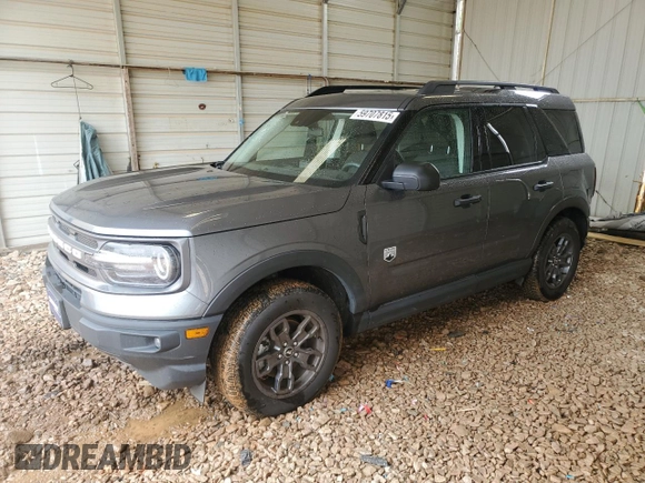 2021 Ford Bronco Sport Big Bend with VIN 3FMCR9B6XMRA17625, listed as a Copart auction lot 59707815 with 45,811 mi miles and Salvage title. Bid and sale history available at DreamBid. Image 1.