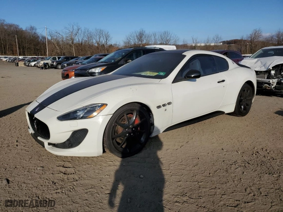 2013 Maserati GranTurismo Sport with VIN ZAM45VLA1D0071343, listed as a Copart auction lot 78357974 with 0 mi miles and Salvage Title. Bid and sale history available at carsss.com. Image 1.