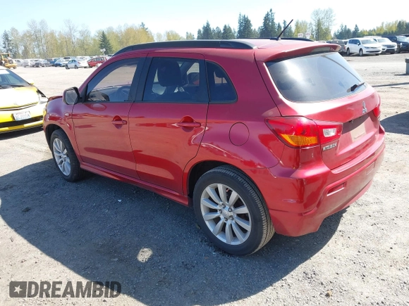 2011 Mitsubishi Outlander Sport SE with VIN JA4AP4AU3BZ022916, listed as a IAAI auction lot 42036738 with 145,070 mi miles. Bid and sale history available at carsss.com. Image 3.