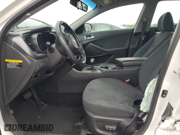 2015 Kia Optima with VIN KNAGM4AD8F5077638, listed as a Copart auction lot 57016255 with 78,162 mi miles and Salvage title. Bid and sale history available at DreamBid. Image 7.