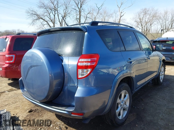2010 Toyota RAV4 Ltd with VIN JTMDK4DV6AD010700, listed as a IAAI auction lot 41816676 with 225,110 mi miles. Bid and sale history available at carsss.com. Image 4.
