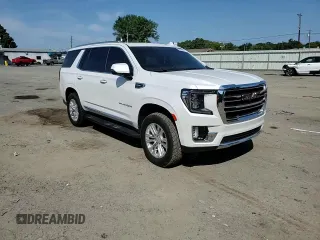 2021 GMC Yukon SLT with VIN 1GKS1BKT0MR425247, listed as a Copart auction lot 69205584 with 72,952 mi miles and Salvage Title. Bid and sale history available at carsss.com. Image 11.