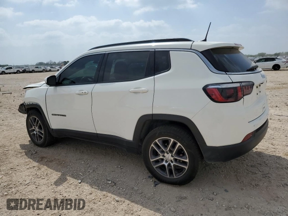 2020 Jeep Compass Latitude with VIN 3C4NJCBB4LT142992, listed as a Copart auction lot 51227255 with 72,935 mi miles and Salvage title. Bid and sale history available at DreamBid. Image 2.
