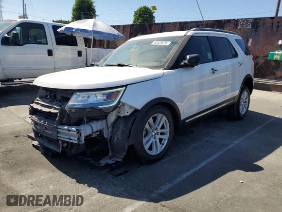 2018 Ford Explorer XLT с VIN 1FM5K7D83JGA56317, выставлен на аукционе Copart как лот 63529225 с пробегом 56 975 миль миль и Списание • Salvage title. История ставок и продаж доступна на DreamBid. Изображение 1.