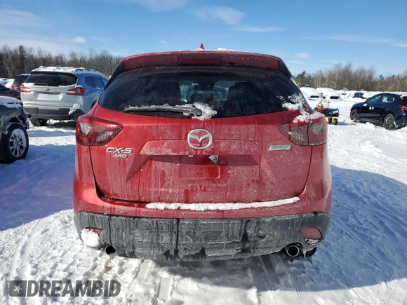 2016 Mazda CX-5 Grand Touring with VIN JM3KE4DY2G0732097, listed as a Copart auction lot 46083355 with 272,813 mi miles and Clean Title. Bid and sale history available at carsss.com. Image 6.