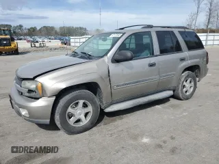 2002 Chevrolet TrailBlazer LS with VIN 1GNDS13SX22158374, listed as a Copart auction lot 47172645 with 204,375 mi miles and Salvage Title. Bid and sale history available at DreamBid. Image 1.