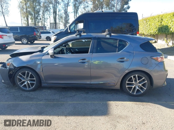 2016 Lexus CT 200h with VIN JTHKD5BH4G2258564, listed as a IAAI auction lot 41858667 with 94,537 mi miles and . Bid and sale history available at carsss.com. Image 14.