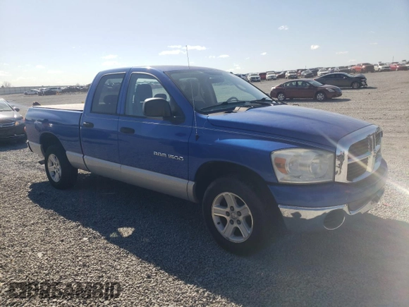 2007 Dodge 1500 SLT with VIN 1D7HA18P47J555955, listed as a Copart auction lot 53294975 with 118,101 mi miles and Salvage Title. Bid and sale history available at carsss.com. Image 4.