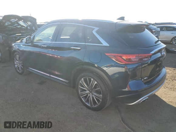 2021 Infiniti QX50 Essential z VIN 3PCAJ5CB7MF100390, wystawiony jako Copart lot #87265874 z przebiegiem 35 830 mil mil oraz Szkoda całkowita • Salvage title. Historia ofert i sprzedaży dostępna na DreamBid. Obrazek 2.