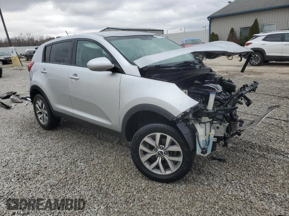 2016 Kia Sportage LX with VIN KNDPB3AC1G7872434, listed as a Copart auction lot 49983225 with 190,242 mi miles and Non Repairable. Bid and sale history available at carsss.com. Image 4.
