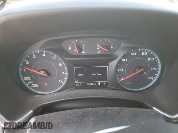 2018 Chevrolet Equinox LT with VIN 2GNAXTEX8J6285635, listed as a Copart auction lot 49552915 with 35,607 mi miles and Salvage Title. Bid and sale history available at carsss.com. Image 9.
