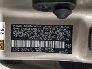 2006 Toyota Prius with VIN JTDKB20UX67521065, listed as a Copart auction lot 51074325 with 130,621 mi miles and Salvage Title. Bid and sale history available at carsss.com. Image 13.