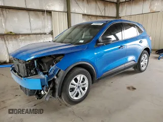 2020 Ford Escape S with VIN 1FMCU0F63LUB91080, listed as a Copart auction lot 43466605 with 45,449 mi miles and Salvage Title. Bid and sale history available at carsss.com. Image 1.