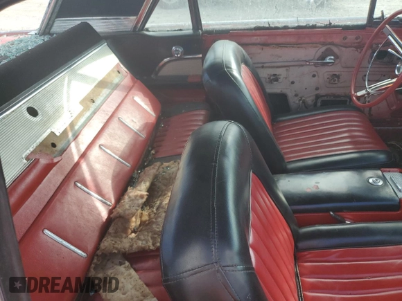 1962 Ford Thunderbird with VIN 2Y87Z133196, listed as a Copart auction lot 79568844 with 1,738 mi miles and Salvage Title. Bid and sale history available at DreamBid. Image 10.