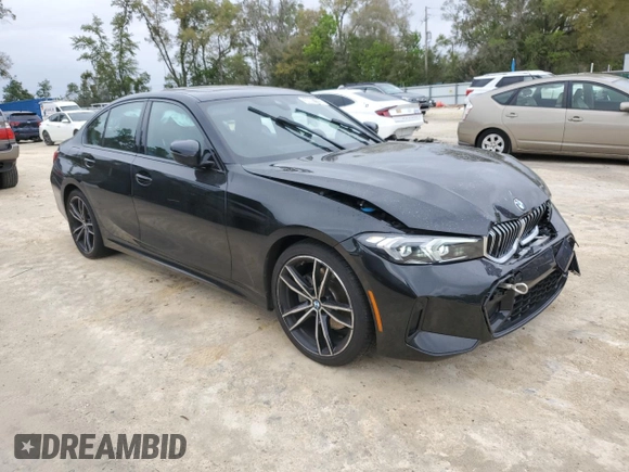2024 BMW 3 Series 330i xDrive with VIN 3MW89FF01R8E65387, listed as a Copart auction lot 50001195 with 19,478 mi miles and Clean Title. Bid and sale history available at carsss.com. Image 4.