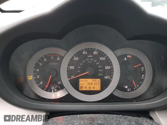 2007 Toyota RAV4 with VIN JTMBD35V075093148, listed as a Copart auction lot 47624305 with 168,107 mi miles and Non Repairable. Bid and sale history available at carsss.com. Image 9.