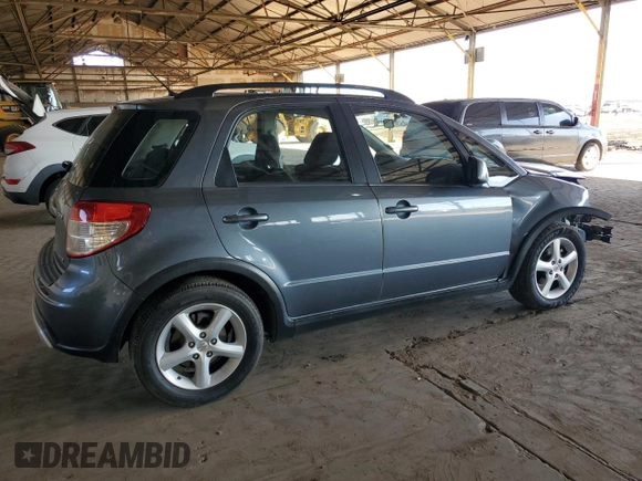 2008 Suzuki SX4 with VIN JS2YB413X85108496, listed as a Copart auction lot 76107604 with 104,241 mi miles and Salvage Title. Bid and sale history available at carsss.com. Image 3.