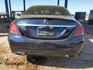 2020 Mercedes-Benz C with VIN 55SWF8DB9LU326662, listed as a Copart auction lot 52624405 with 39,162 mi miles and Salvage Title. Bid and sale history available at carsss.com. Image 6.