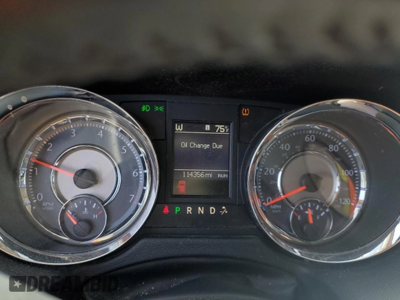 2013 Chrysler Town & Country Touring with VIN 2C4RC1BG4DR594005, listed as a Copart auction lot 54235535 with 114,356 mi miles and Clean Title. Bid and sale history available at DreamBid. Image 9.