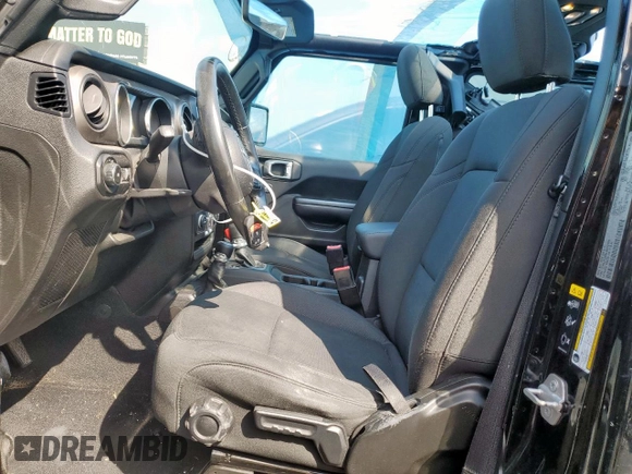 2020 Jeep Wrangler Unlimited Sport S with VIN 1C4HJXDN6LW312825, listed as a Copart auction lot 58836955 with 89,727 mi miles and Salvage title. Bid and sale history available at DreamBid. Image 7.