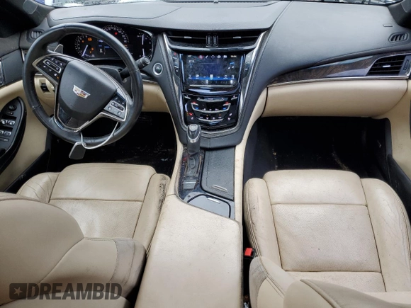 2017 Cadillac CTS Luxury RWD with VIN 1G6AR5SS5H0145930, listed as a Copart auction lot 88626675 with 95,244 mi miles and Salvage Title. Bid and sale history available at DreamBid. Image 8.
