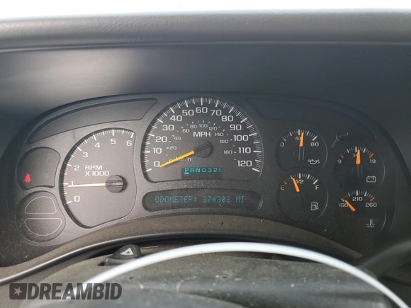 2004 Chevrolet Tahoe LS with VIN 1GNEK13V24R279845, listed as a Copart auction lot 72769844 with 374,302 mi miles and Salvage Title. Bid and sale history available at carsss.com. Image 9.