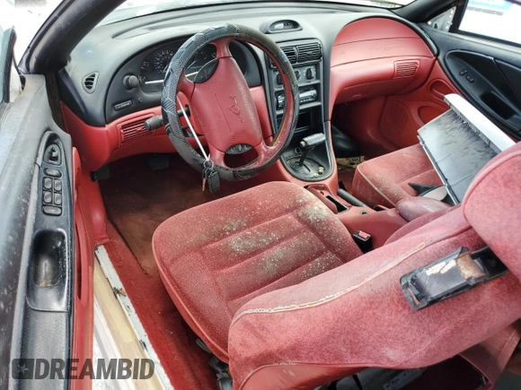 1995 Ford Mustang with VIN 1FALP4444SF177184, listed as a Copart auction lot 78695874 with 119,729 mi miles and Salvage title. Bid and sale history available at DreamBid. Image 8.