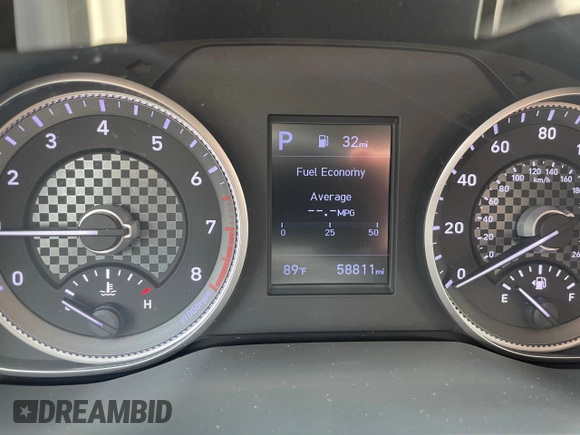 2020 Hyundai Elantra SEL with VIN 5NPD84LF2LH588105, listed as a Copart auction lot 61506555 with 58,811 mi miles and Salvage title. Bid and sale history available at DreamBid. Image 8.