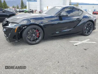 2025 Toyota Supra 3.0 with VIN WZ1DB0G01SW070206, listed as a Copart auction lot 51701255 with 1,178 mi miles and Salvage title. Bid and sale history available at DreamBid. Image 1.