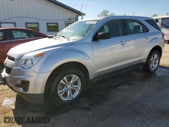 2013 Chevrolet Equinox LS z VIN 2GNALBEK0D1212478, wystawiony jako Copart lot #55844265 z przebiegiem 123 417 mil mil oraz Szkoda całkowita • Salvage title. Historia ofert i sprzedaży dostępna na DreamBid. Obrazek 1.