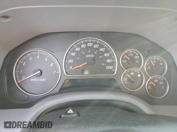 2005 GMC Envoy SLT with VIN 1GKDT13S452369908, listed as a Copart auction lot 49643375 with 0 mi miles and Salvage Title. Bid and sale history available at carsss.com. Image 9.
