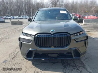 2025 BMW X7 xDrive40i with VIN 5UX23EM07S9W53333, listed as a IAAI auction lot 41651402 with 6,591 mi miles. Bid and sale history available at carsss.com. Image 12.