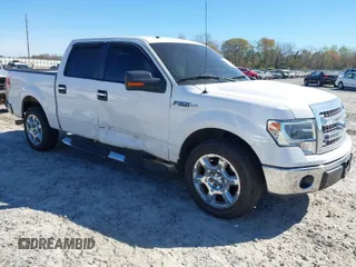 2014 Ford F-150 XL with VIN 1FTFW1CF9EKF31997, listed as a IAAI auction lot 41833543 with 106,551 mi miles. Bid and sale history available at carsss.com. Image 1.