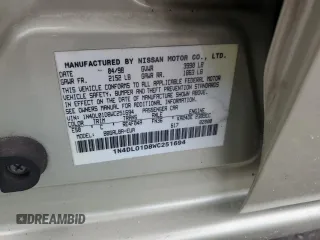 1998 Nissan Altima XE with VIN 1N4DL01D8WC251694, listed as a Copart auction lot 48086535 with 254,686 mi miles and Salvage Title. Bid and sale history available at carsss.com. Image 14.